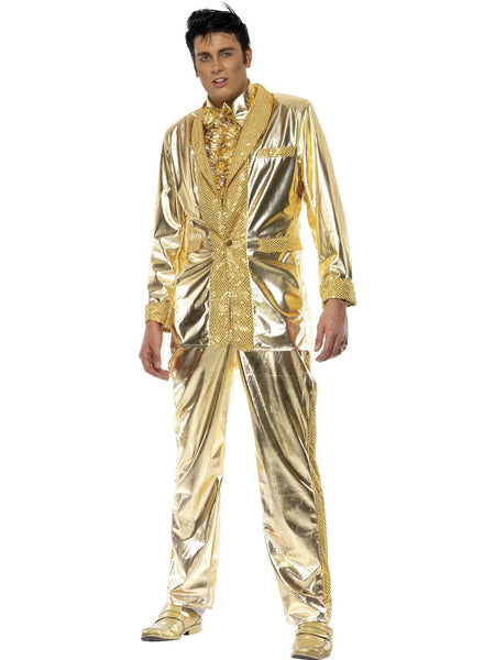 Elvis Gold Lamé Adult Men's Costume
