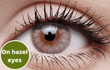 Marble Grey Contact Lenses hazel eyes