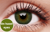 3 Tones Green Contact Lenses Hazel Eyes