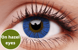 Basic Blue Contact Lenses Hazel Eyes