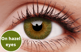 Green Contact Lenses 5 Pairs True Blend Hazel Eyes
