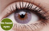 Carbon Grey Contact Lenses hazel Eyes
