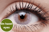 Pop Grey Contact Lenses Hazel Eyes
