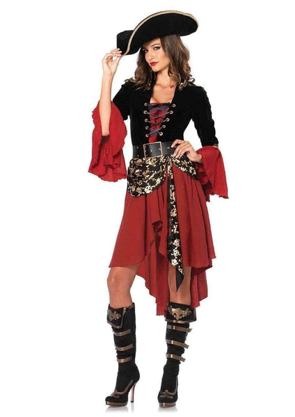 Pirate Wench Captain Cruel Seas Hire Costume