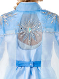 Elsa Frozen 2 Limited Edition Travel Dress Children's Costume close up back
