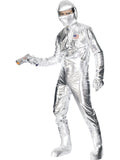 Spaceman Costume Silver Jumpsuit