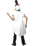 Snowman Adult Costume back