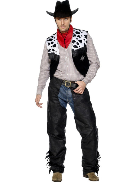 Cowboy Chaps and Vest Set