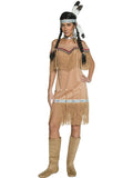 Deluxe Native American Inspired Lady Costume