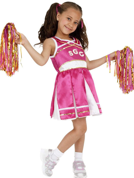 Pink Cheerleader Children's Sport Costume