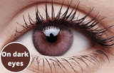 Lushy Brown Contact Lenses Dark Eyes