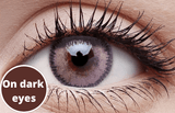 Sepia Brown Contact Lenses Dark Eyes