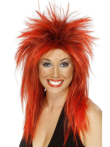 wigs - red 80s punk wig