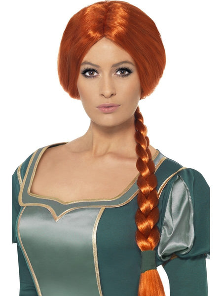 Fiona Princess Shrek Adult Auburn Accessory Wig