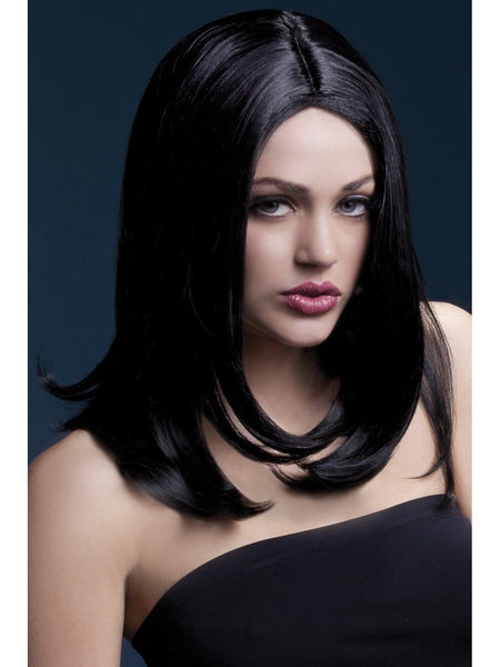 Sophia Black Heat Resistant Accessory Wig