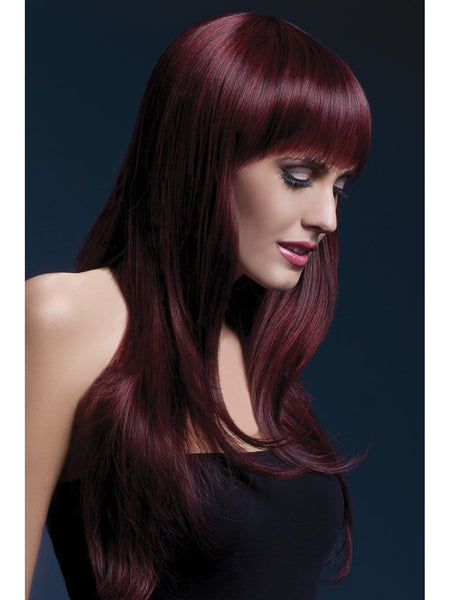 Sienna Black Cherry Heat Resistant Accessory Wig