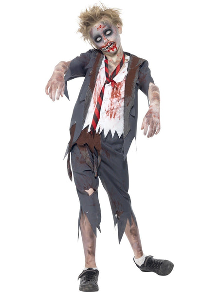Zombie School Boy Halloween Costume