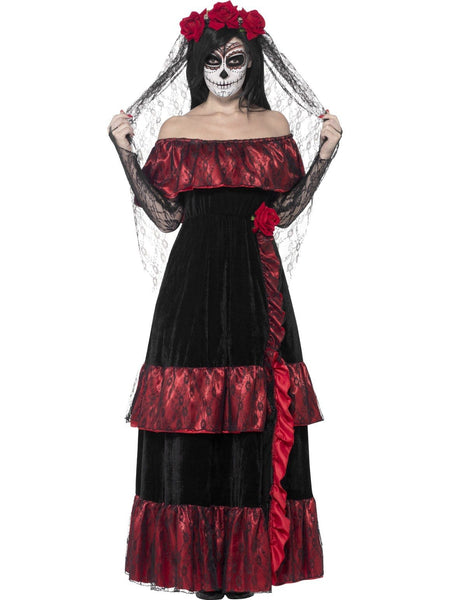 Deluxe Day of the Dead Bride Halloween Costume