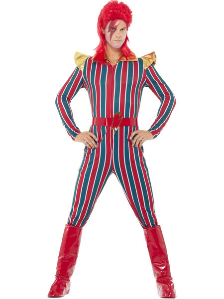 Space Superstar Multi-Coloured Adult Costume for Men