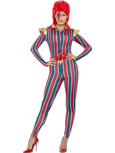 Miss Space Superstar Multi-Coloured Adult Costume for Women