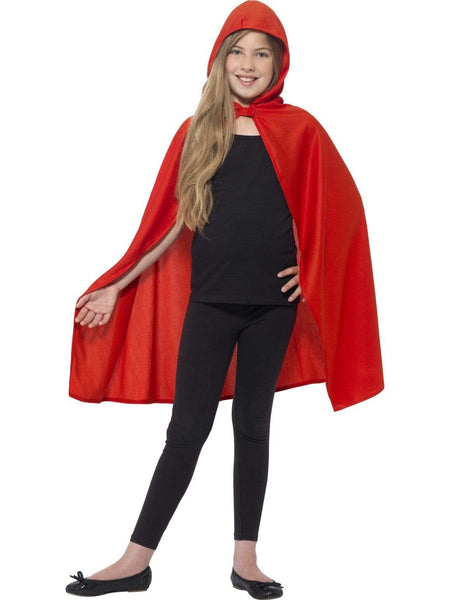 Hooded Cape Red Girls