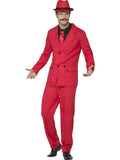 Red 1920's Zoot Suit Costume