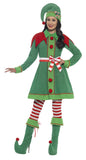 Deluxe Miss Elf Women's Christmas Costume
