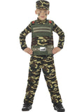 Military Camouflage Boys Uniform Costume