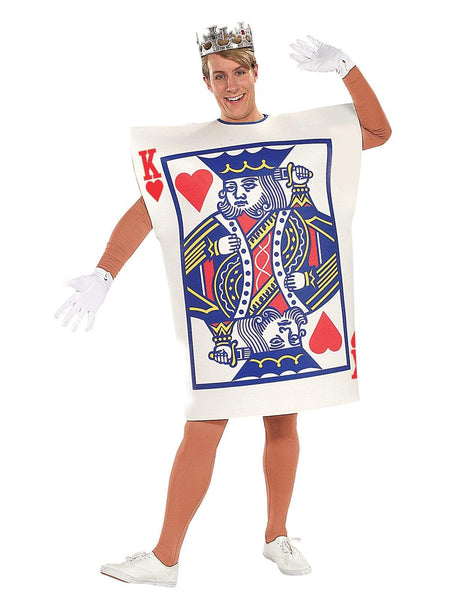 King of Hearts Playing Cards Adult Costume