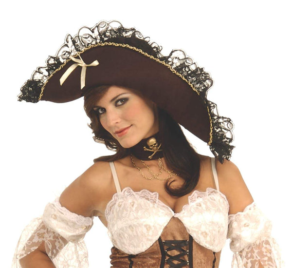 Maiden of the Sea Pirate Hat Accessory for Adults