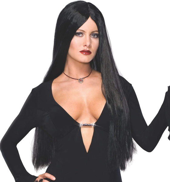 Morticia Addams Deluxe Wig for Adults