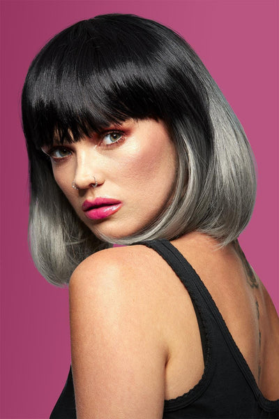 Manic Panic Alien Grey Ombre Glam Doll Wig