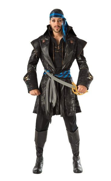 Captain Black Heart Pirate Men's Costume Brisbane