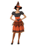 Polka Dot Witch Adult Halloween Costume
