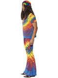 60's Tie Dye Top and Flared Trousers side