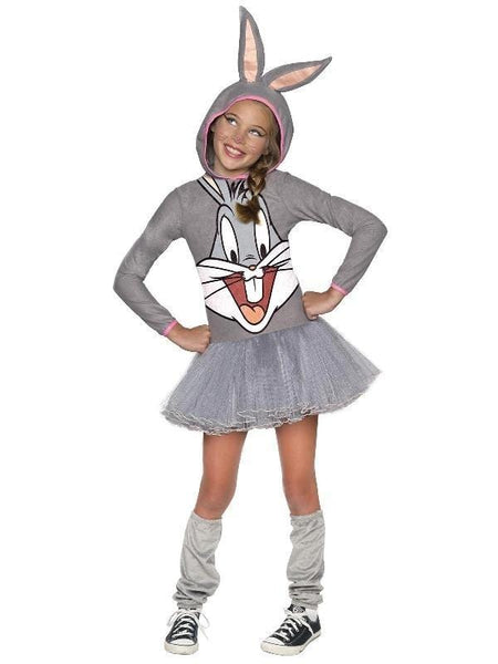 Bugs Bunny Hooded Costume for Girls