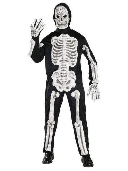 3D Adult Skeleton Halloween Costume