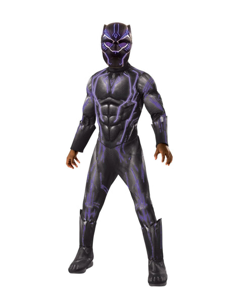 Black Panther Super Deluxe Battle Costume for Children