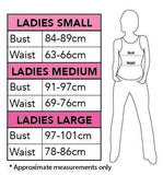 Wonder Woman Deluxe 1984 Costume for Women size chart