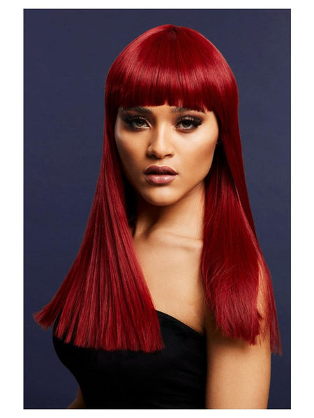 Alexia Ruby Red Blend Heat Resistant Accessory Wig