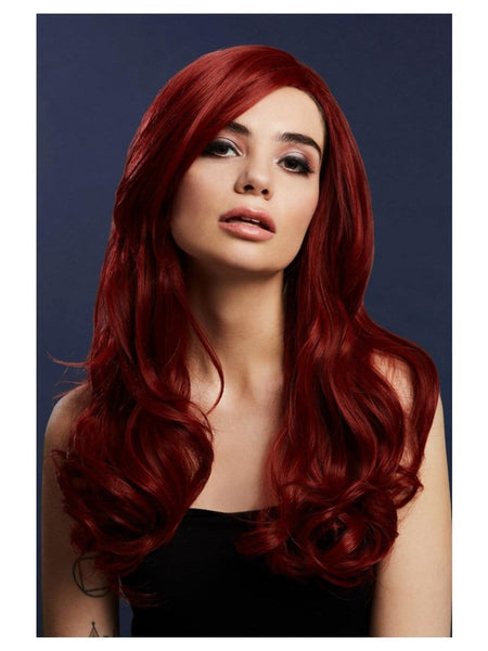 Khloe Ruby Red Blend Heat Resistant Accessory Wig