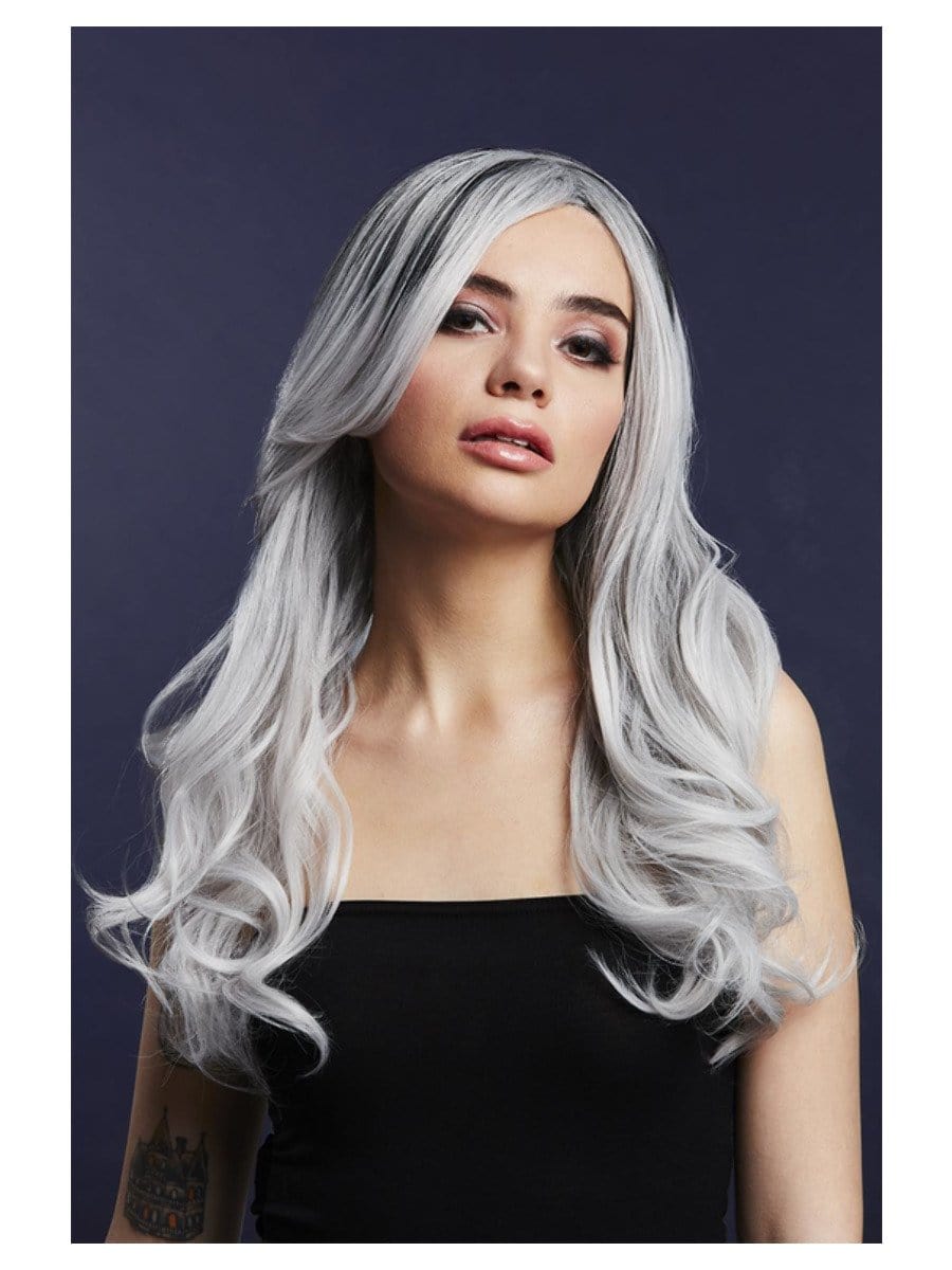 Khloe Ice Silver Blend Heat Resistant Accessory Wig