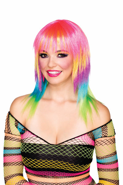 Club Candy Candi Striped Wig for Adults