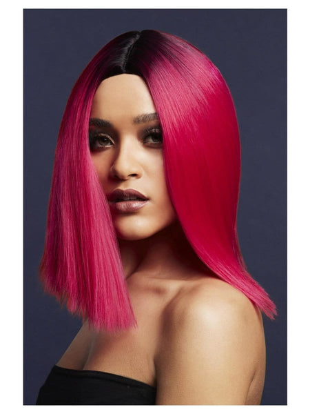 Magenta Pink Heat Resistant Wig
