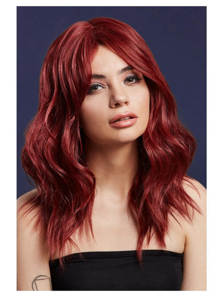 Ashley Ruby Red Heat Resistant Accessory Wig