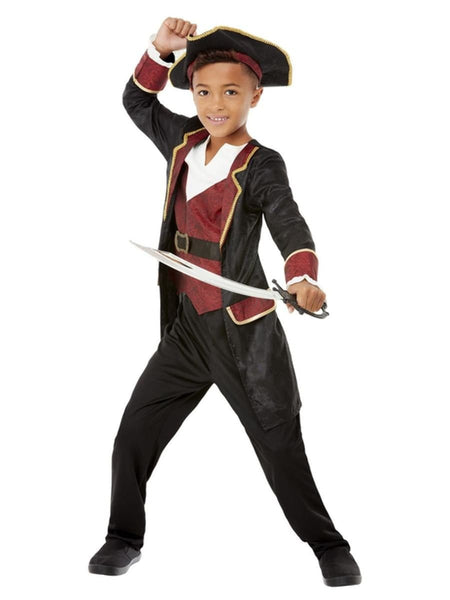 Deluxe Swashbuckler Pirate Costume for Boys