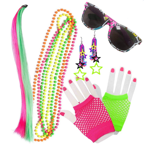 80s costume accessories - Flash Dancer Accessory Kit
