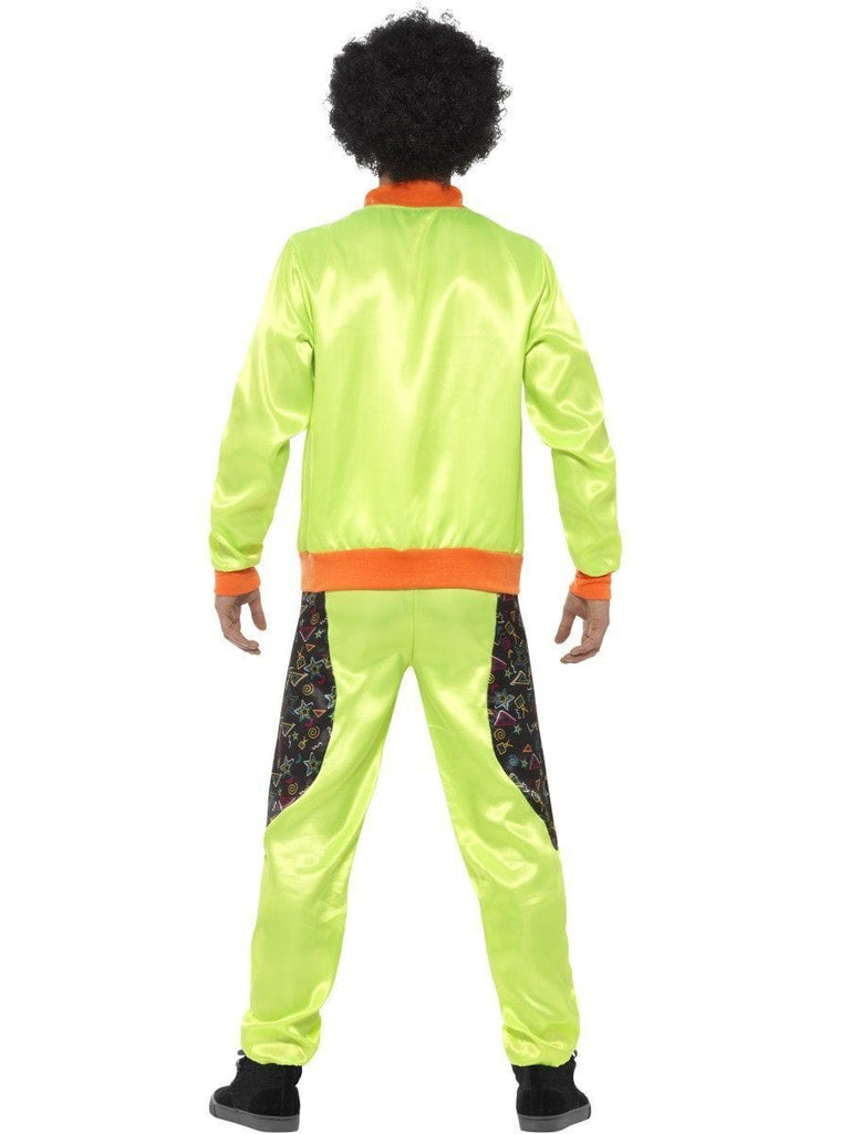 80s Retro Fluoro Mens Breakdance Hip Hop Tracksuit Costume