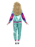 80s Retro Height of Fashion Womens Breakdance Tracksuit Costume back