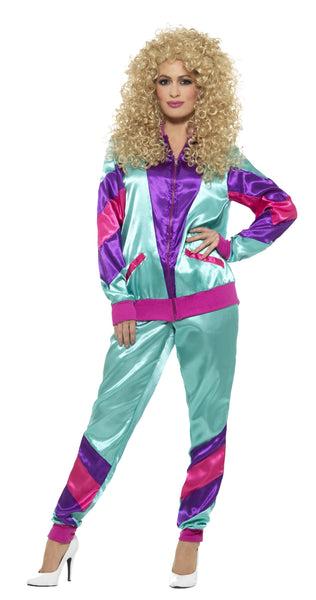 80s Retro Height of Fashion Womens Breakdance Tracksuit Costume